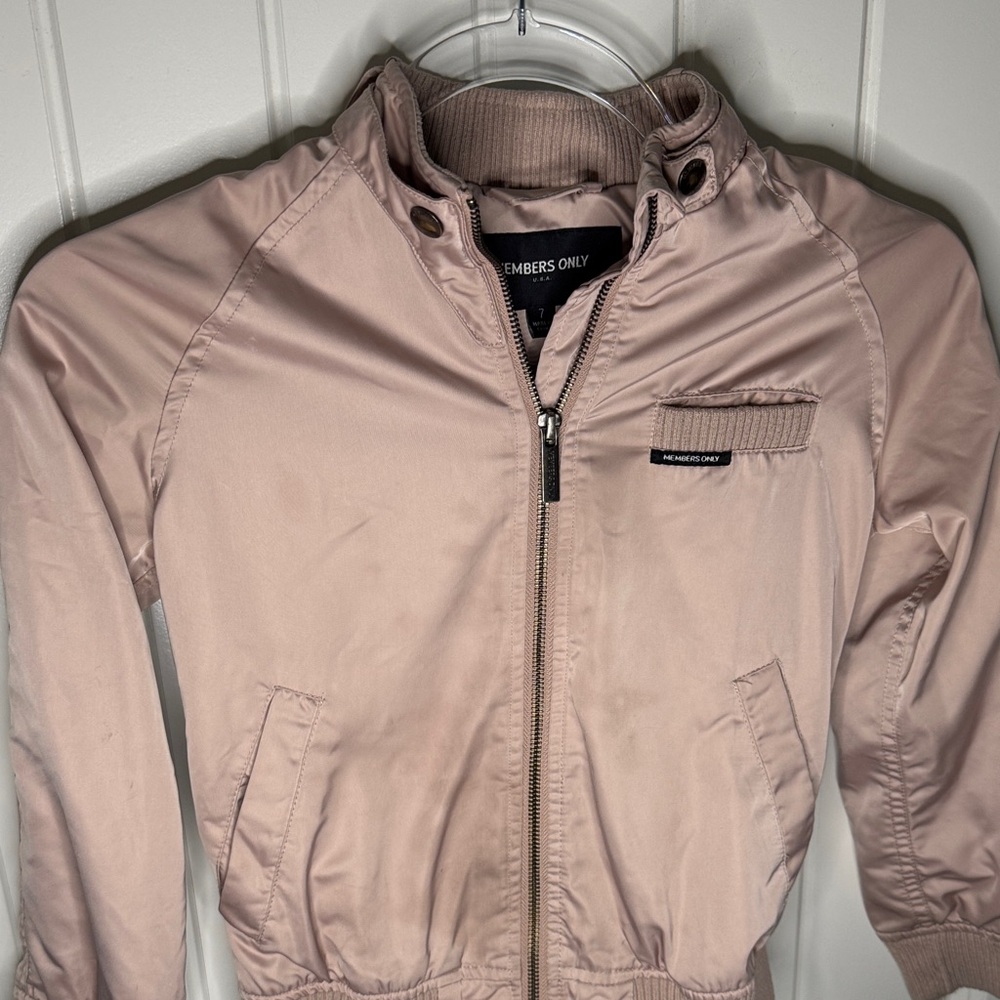 Members Only Kids Light Pink Jacket